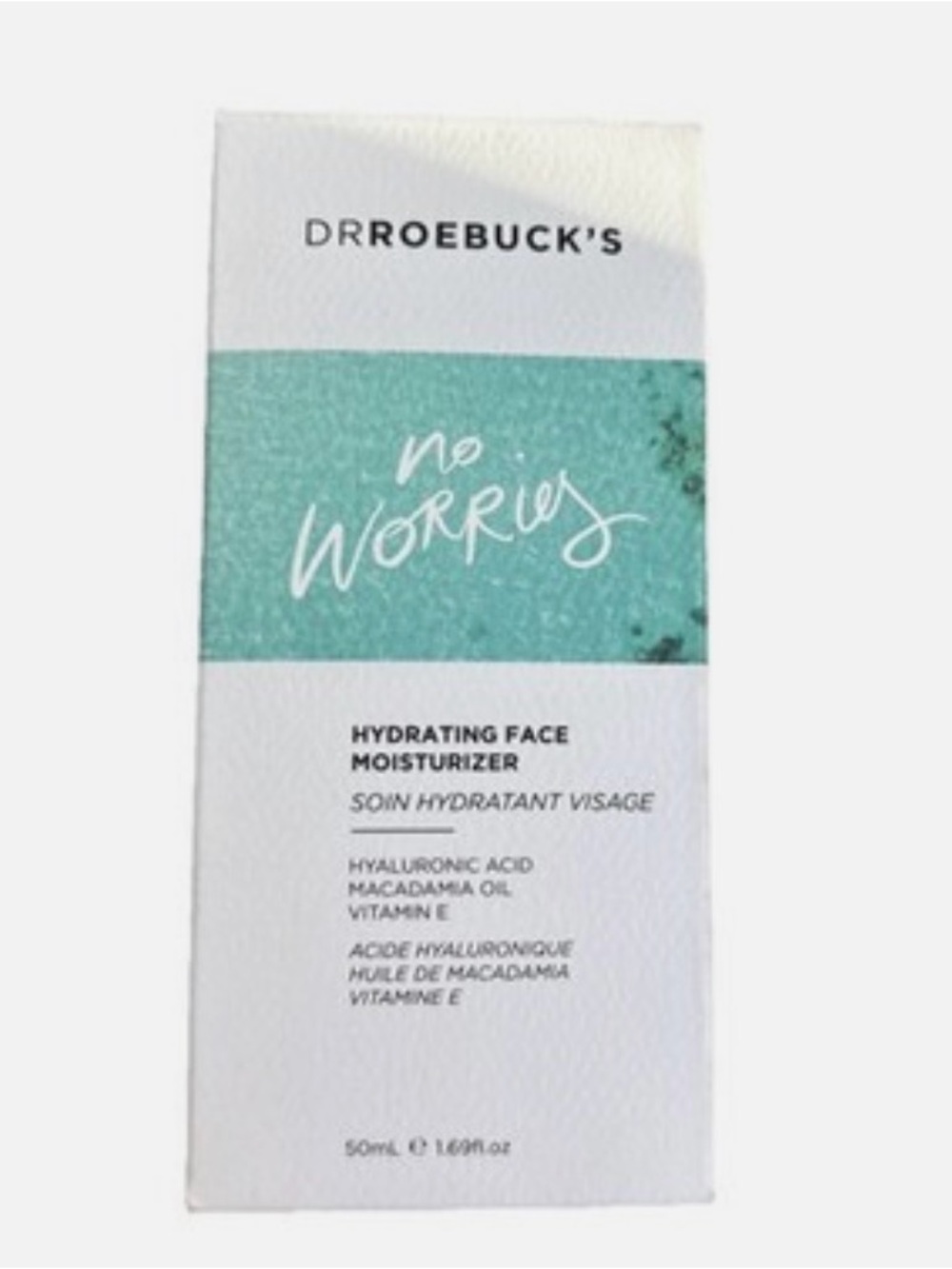NWT No Worries Hydrating Face Moisturizer 50ml